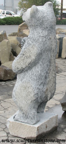 Stone Sculpture Bear